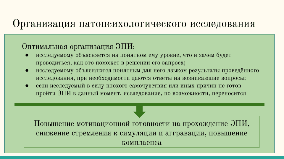 План патопсихологического обследования